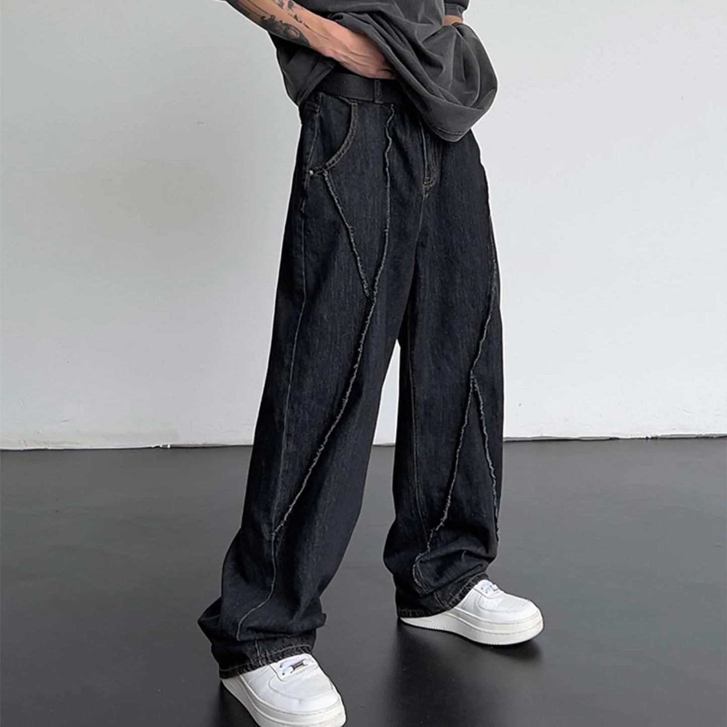 Baggy Jeans Women's Hip Hop Oversized Denim Trousers Loose Casual Pants