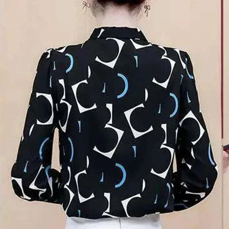 Chiffon Lantern Sleeve