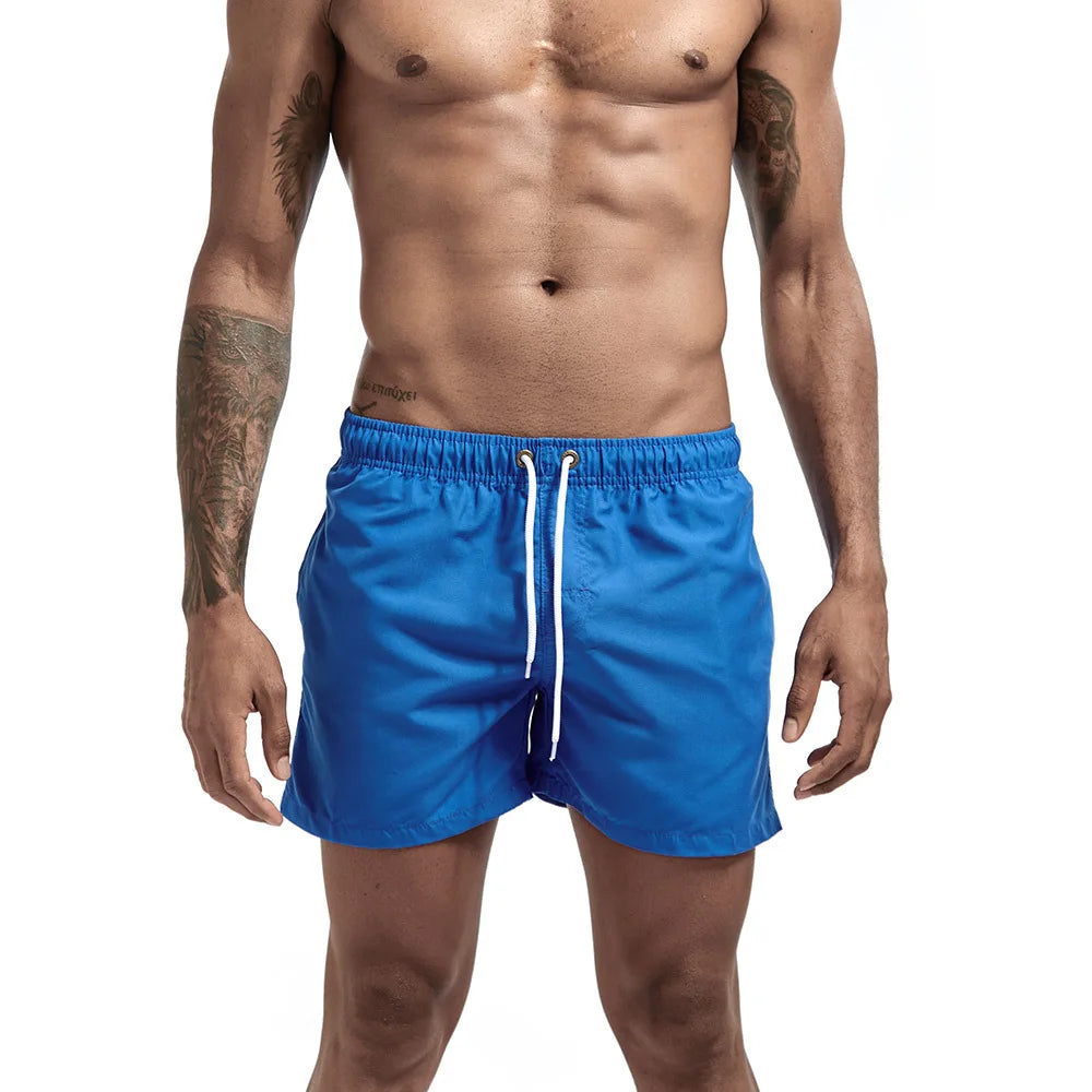 Men's Quick Dry Board Shorts Swim Trunks Bathing Suit Breathable Drawstring With Pockets for Surfing Beach Casual Summer