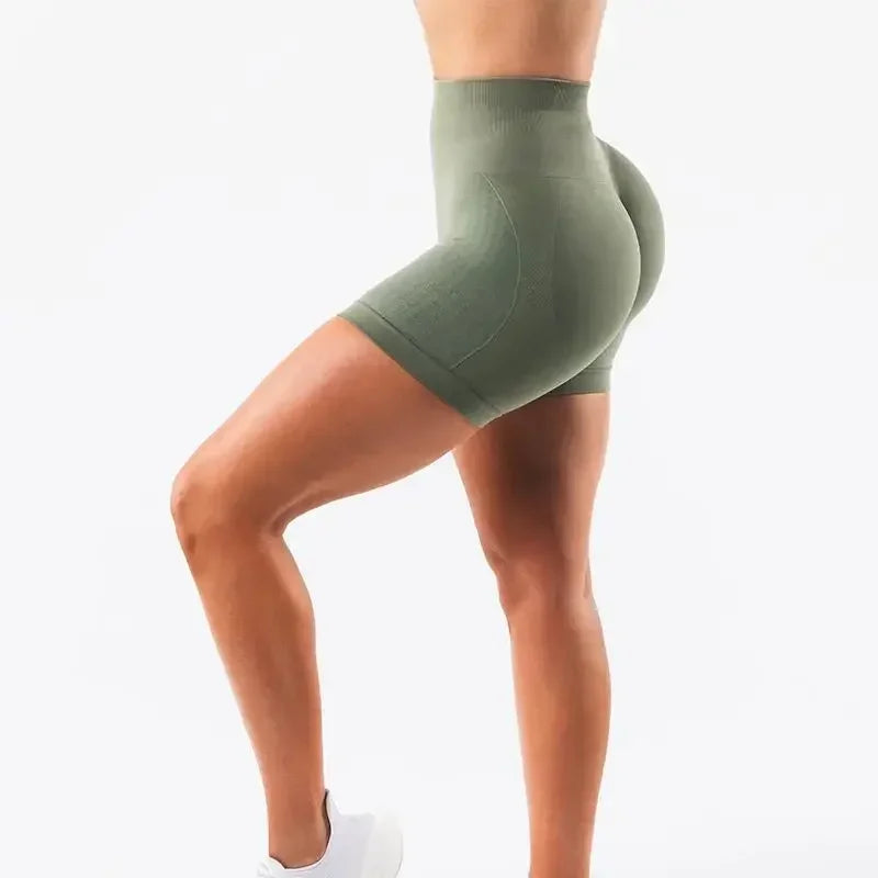 Contour Shorts Soft Workout Tights Fitness  Yoga Shorts Gym Wear Biker Shorts