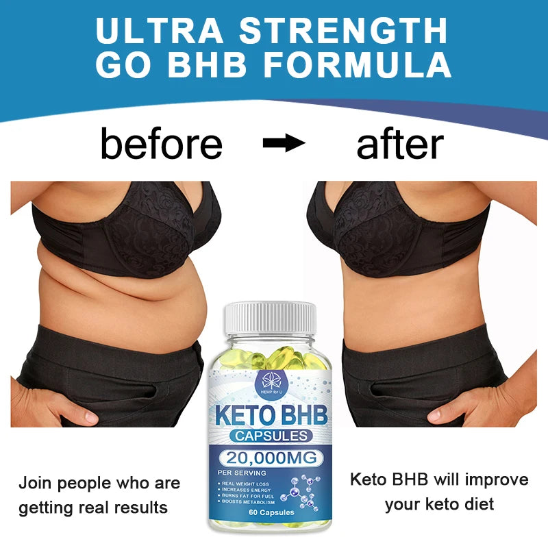 Keto Supplement Capsules – 3-Pack, 60 Count