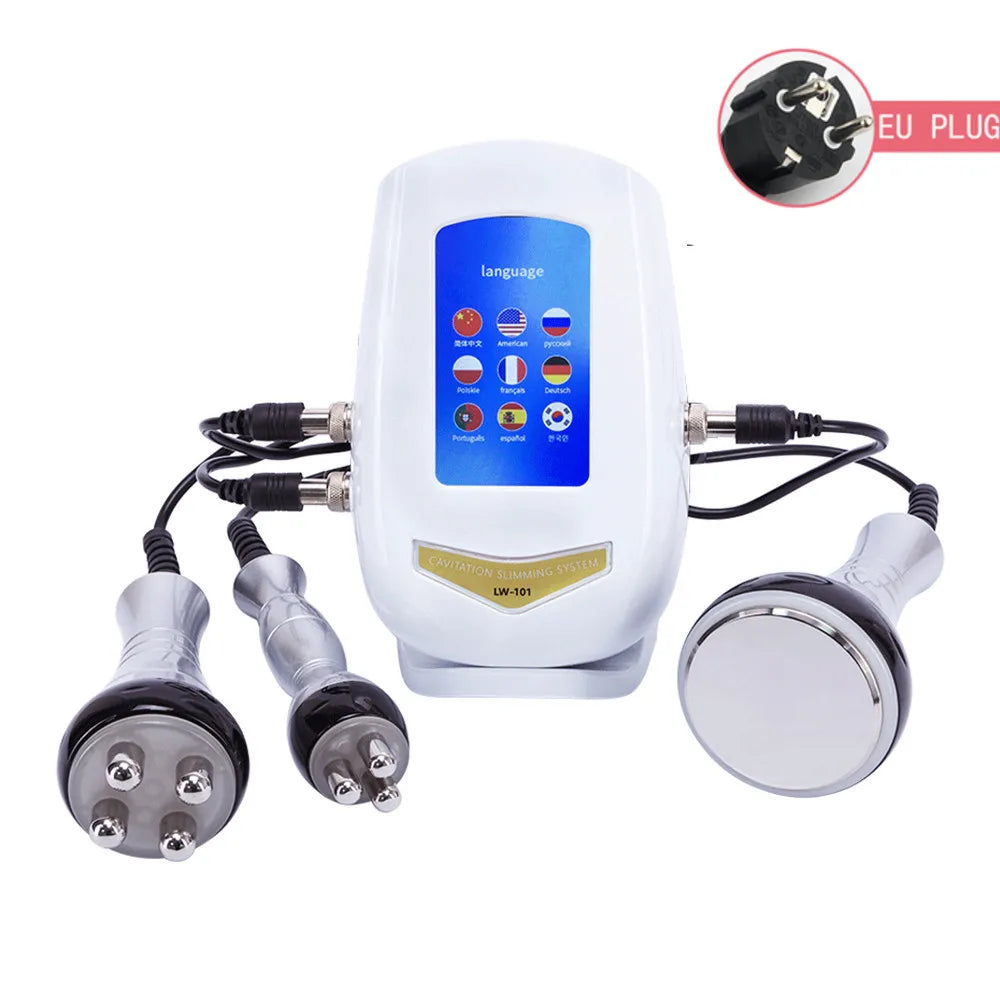 RF 40K Ultrasonic Beauty Machine – Ultra-Thin, Gold