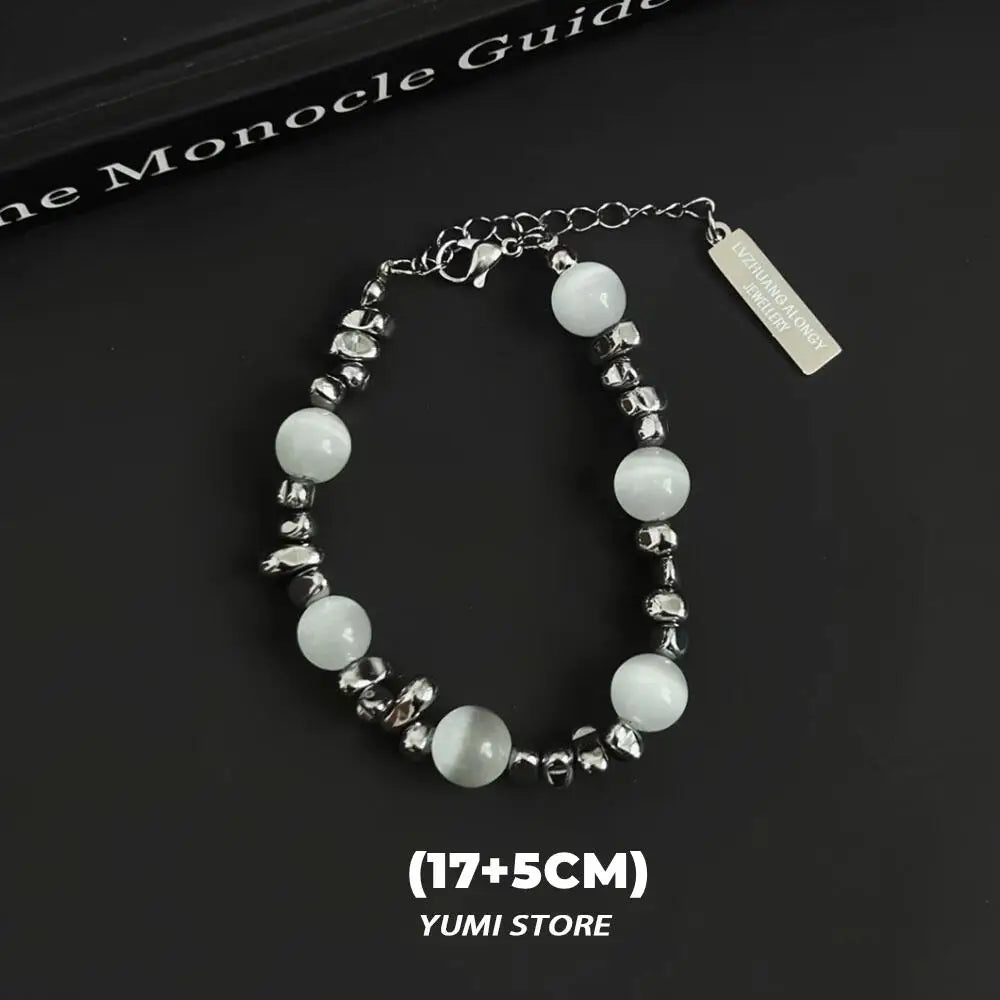 Retro Flame Cross Bracelet For Men Woman Hip Hop Titanium Steel Splice Chain Charm Unisex Jewelry