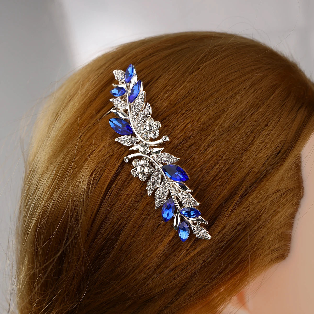 Dreamy Sapphire Blue  Headwear Hair Comb hair accessories