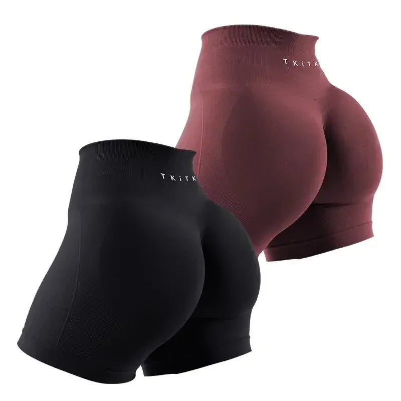 Contour Shorts Soft Workout Tights Fitness  Yoga Shorts Gym Wear Biker Shorts