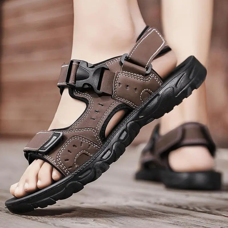 Comfortable Slipper Sandals for Men or Women Leather Sandal Trend