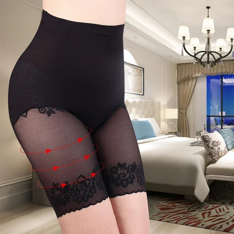 Underwear for Women Summer Ice Silk Shorts Under the Skirt Anti Chafing Thigh High Rise Panties Anti Friction Pants