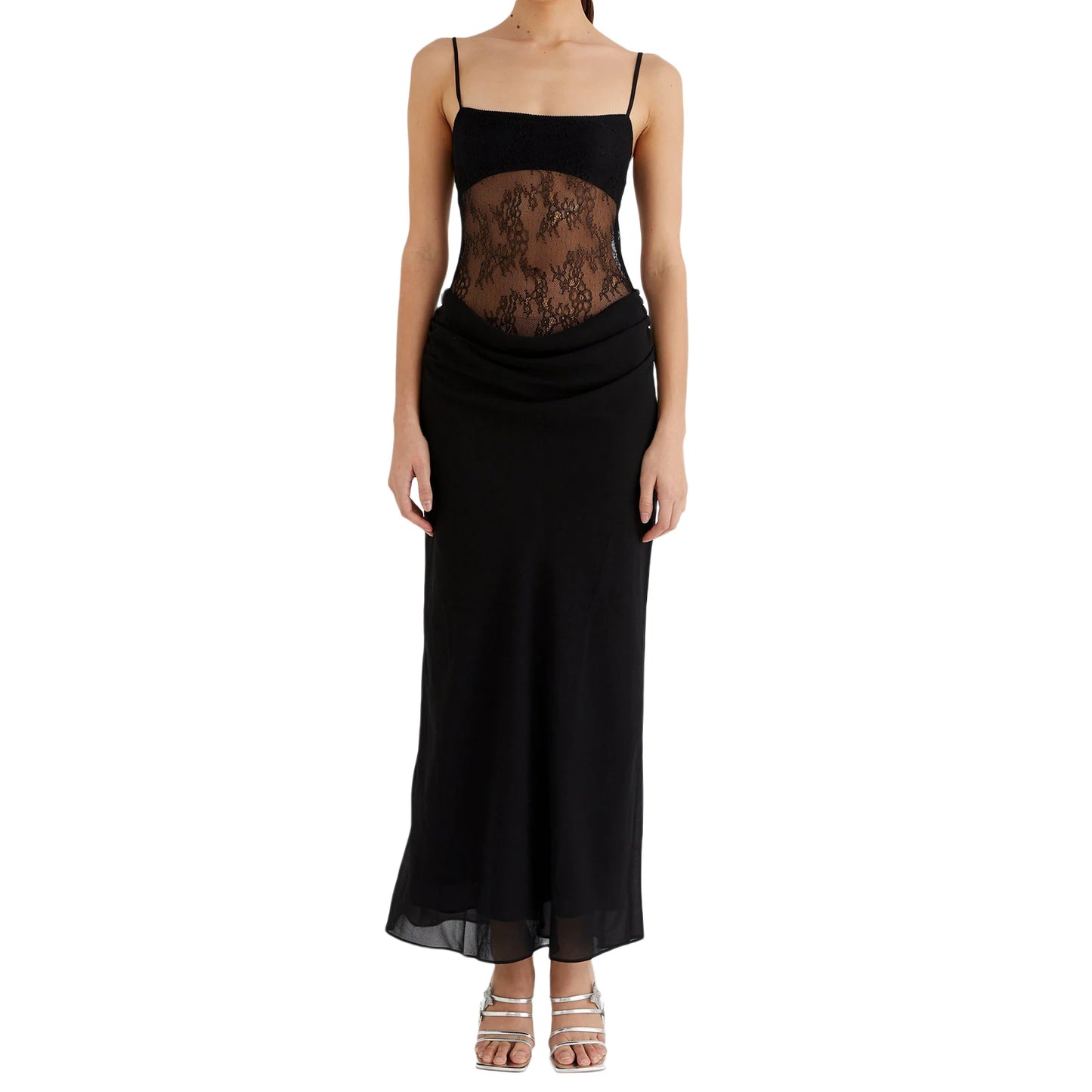 Women s Elegant Floral Print Maxi Dress Sleeveless Square Neck Open Back Lace Patchwork Boho Beach Party Dresses