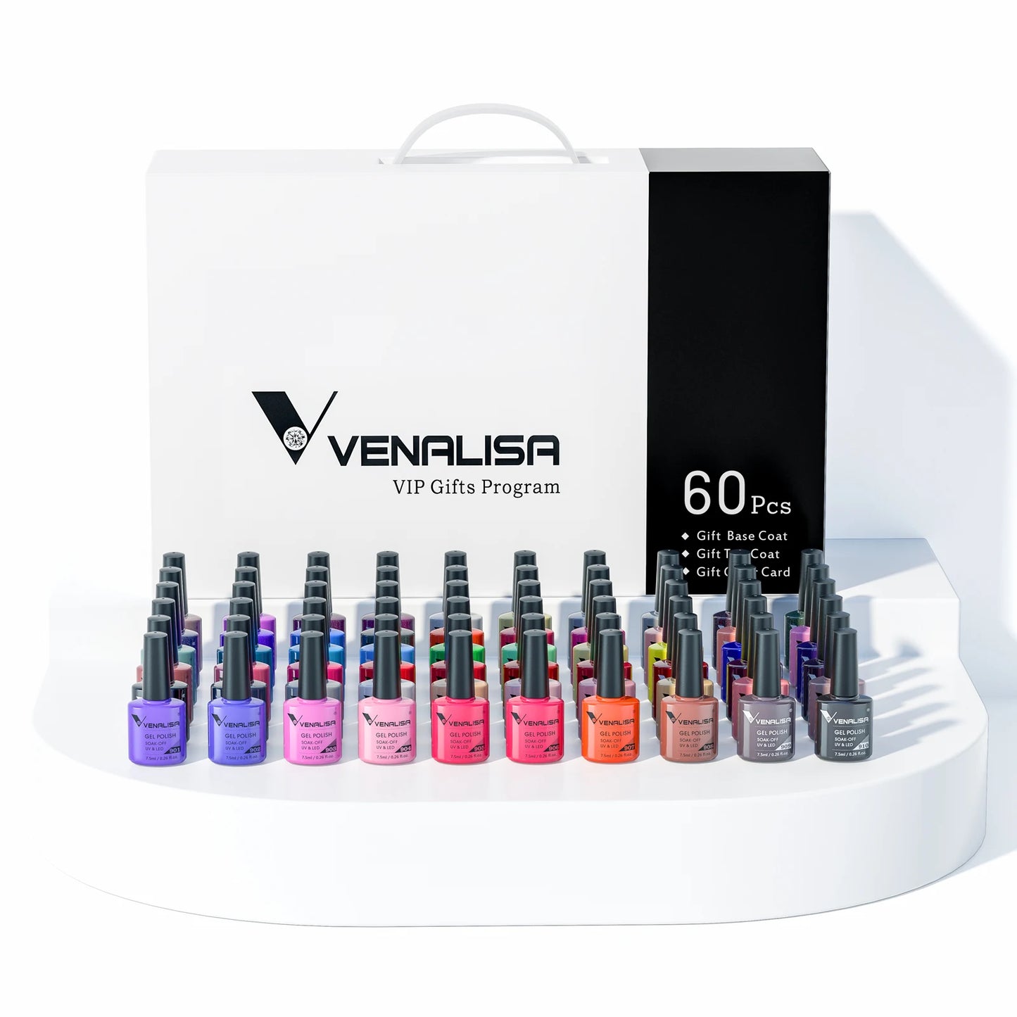 Nail Gel Polish with Color Display For New Learner Nail  Gel Varnish Branded Suitcase