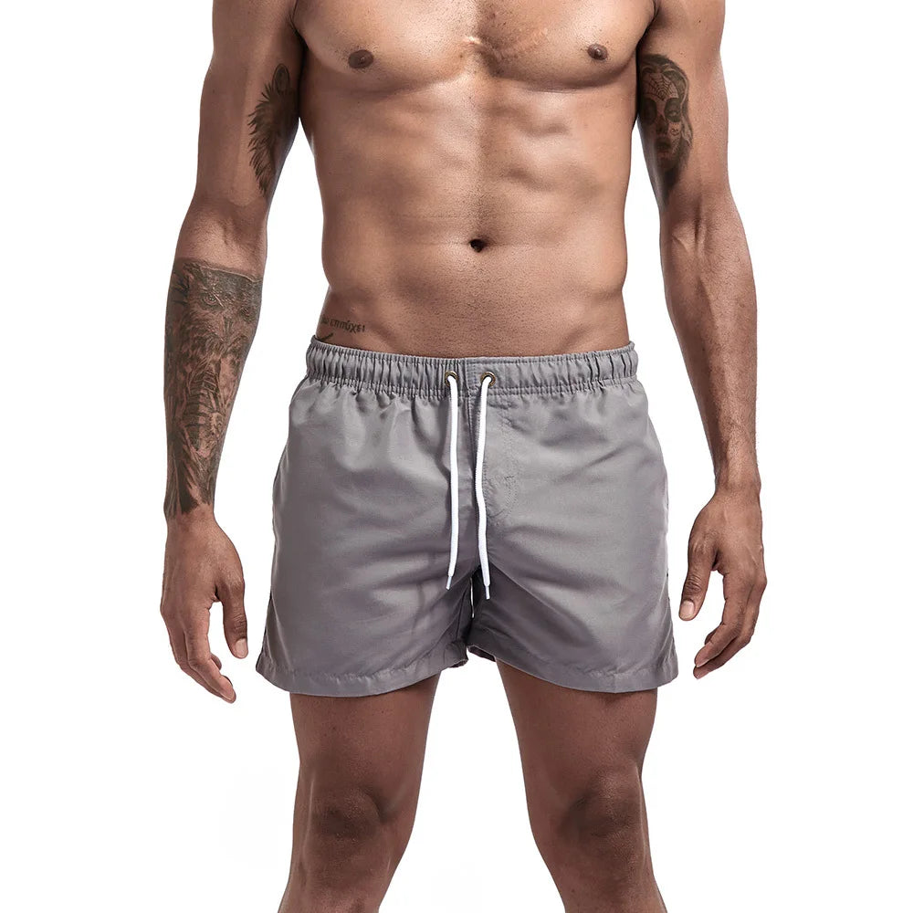 Men's Quick Dry Board Shorts Swim Trunks Bathing Suit Breathable Drawstring With Pockets for Surfing Beach Casual Summer