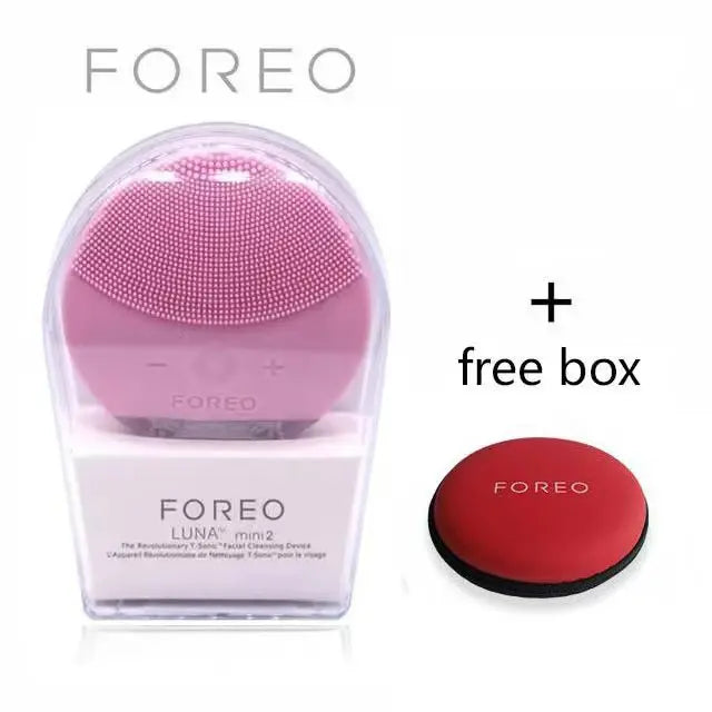 mini 2 facial silicone facial cleansing brush, USB charging, waterproof, level 8