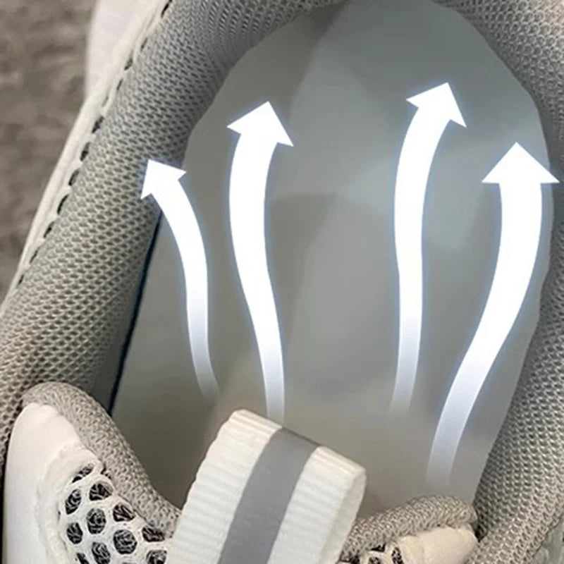 Chunky Sneakers Thick Sole Shoes Female Sports Running Shoes Casual Fitness Vulcanize Shoes