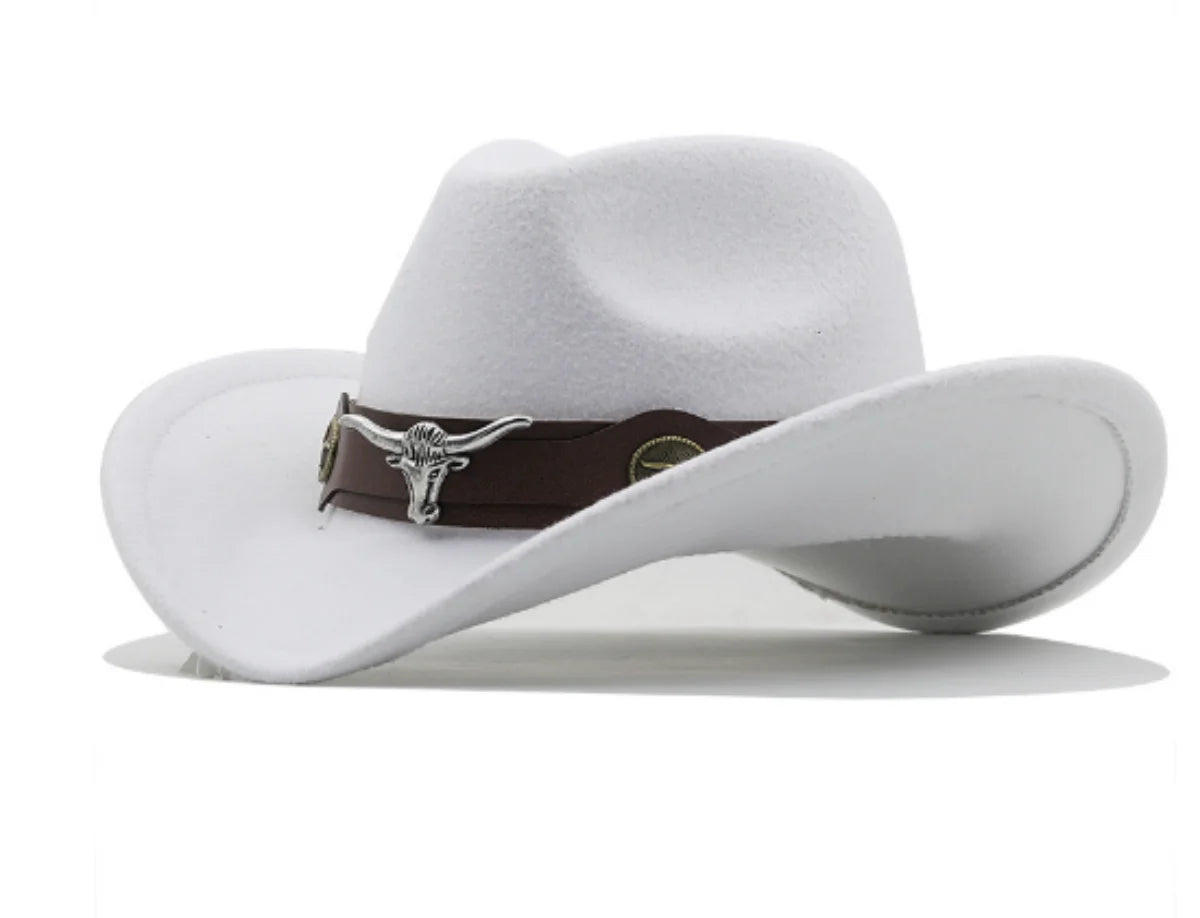 Western Cowboy Hats with Shapeable Wide Brim Unisex