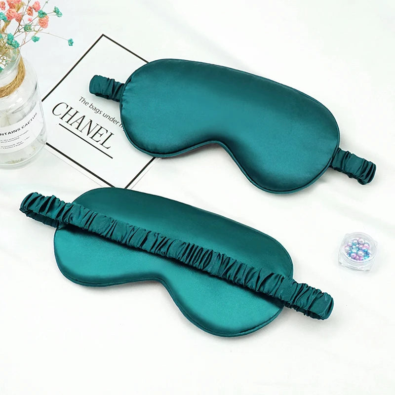 Mulberry silk blackout sleep mask eye mask travel relaxation mask eye mask healthy sleep shield soft eye protection tool