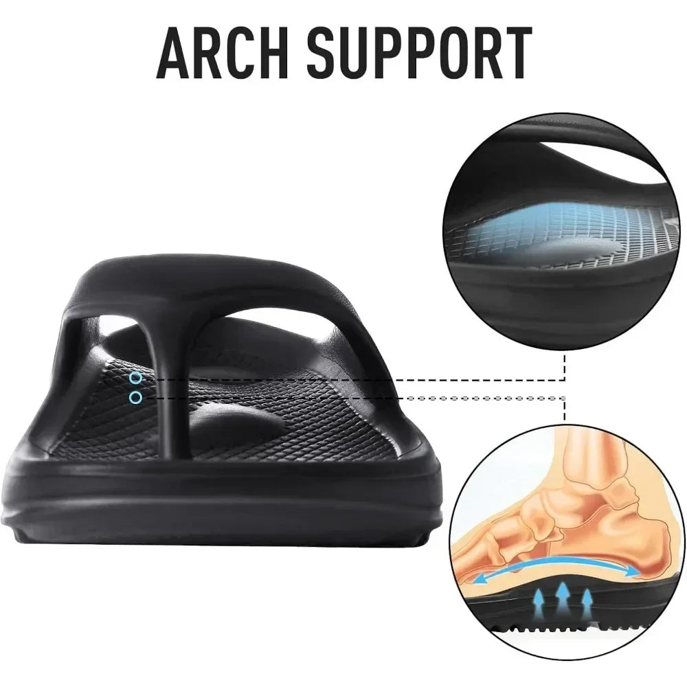 Orthopedic Sandals for Women Arch Support Recovery Flip Flops Pillow Soft Summer Beach Shoes