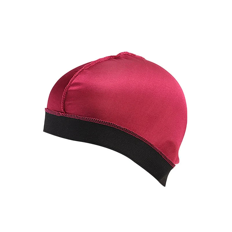 Thick Silky Breathable Dome Elastic Mesh Wig Cap For Men Women Breathable Knit Street Style Cap Silky Wave Cap