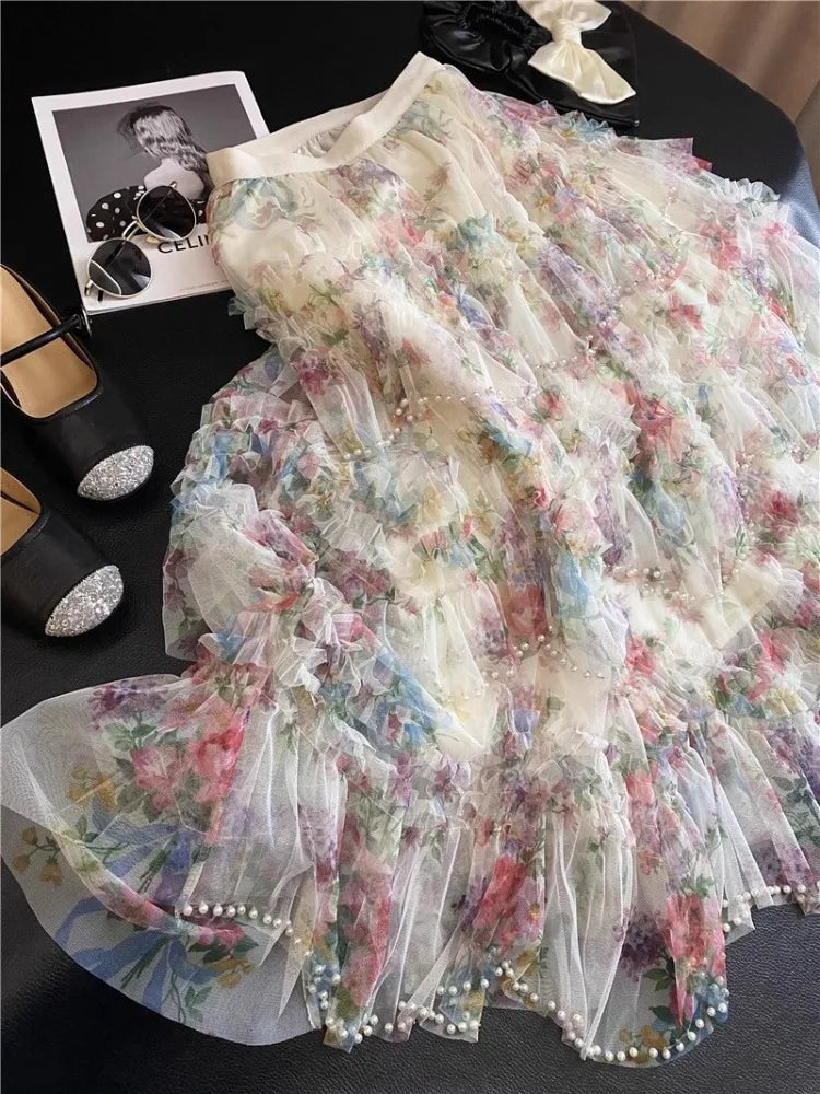 Long Skirts for Women Clothing  Skirt Vintage Fashion Clothes Casual Elegant Streetwear Bohemian