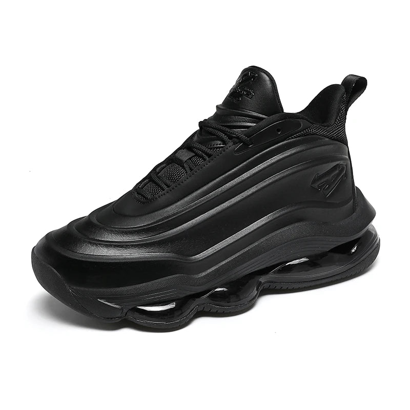 Chunky Sneakers Plus Size 45 Mens Designer Air Cushioned Basketball Shoes Fashion Casual Leather Height Increased Platform Shoes