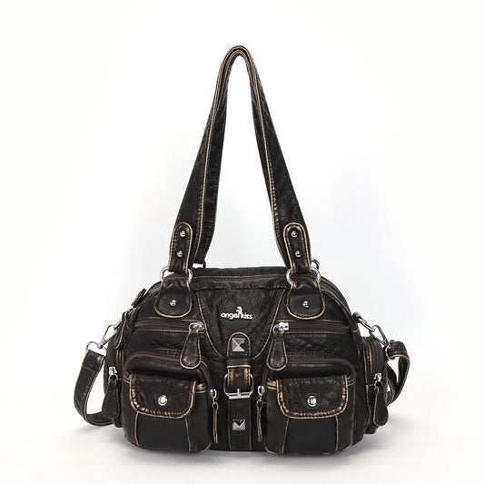 Handbags Satchel Top-handle Handbag PU Shoulder Bag Dumpling Pack  Shoulder Bags