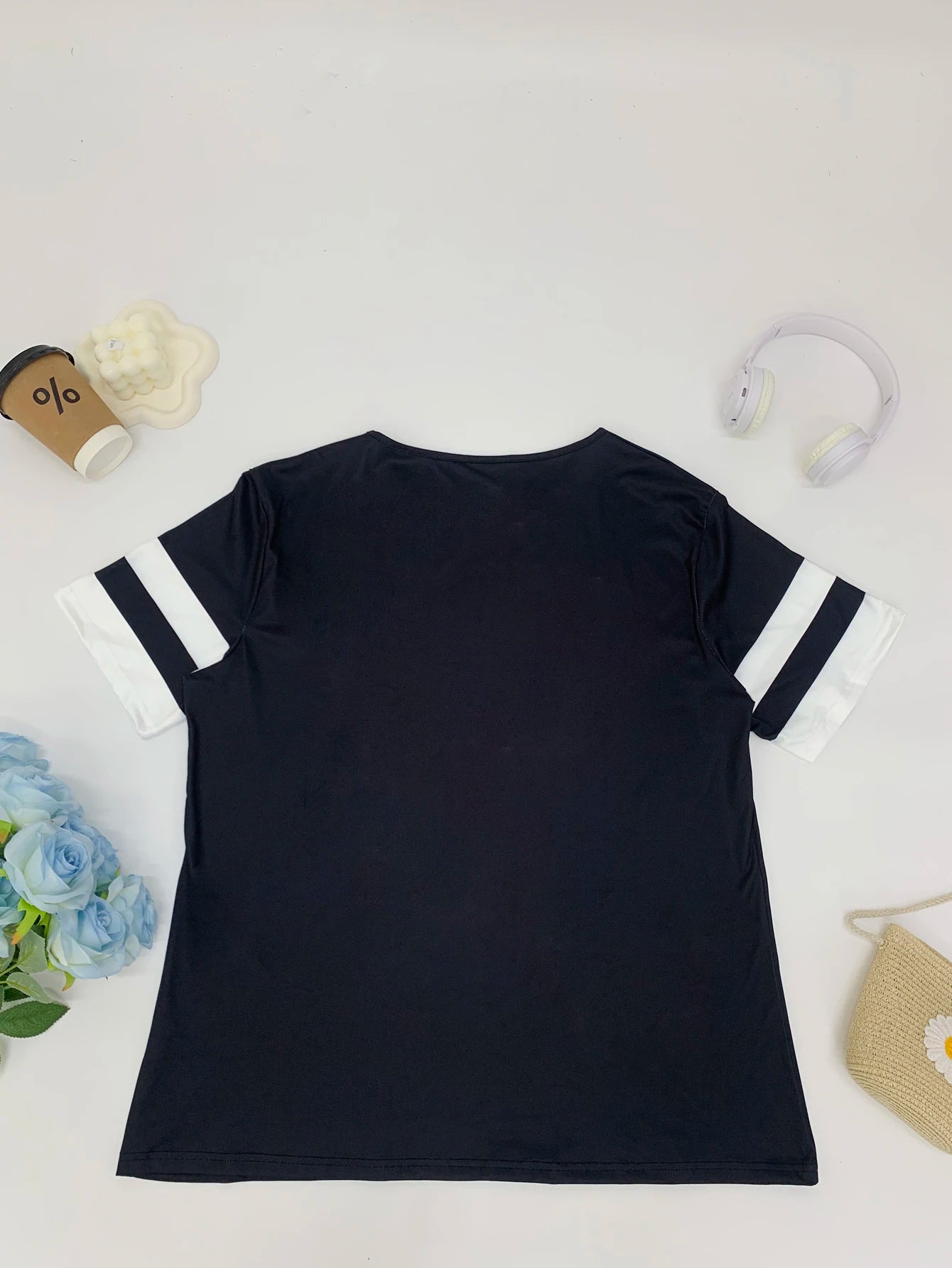 women's casual short-sleeved love and elegant comfort pullover T-shirts for spring and summer