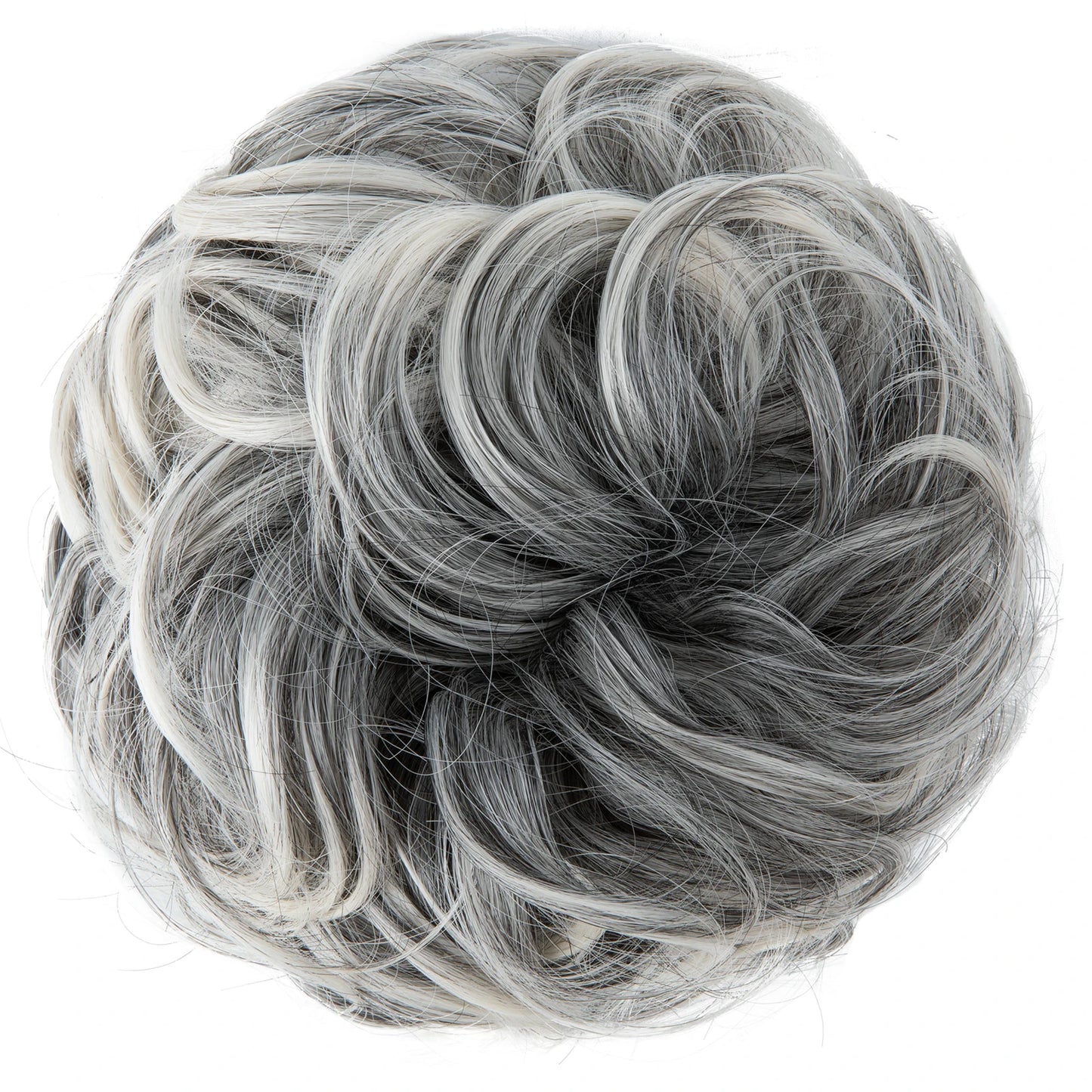 Synthetic Messy hair piece Daily Use Chignon Scrunchies Fake Elastic Hairpiece Blonde Brown Donut Bun For Women