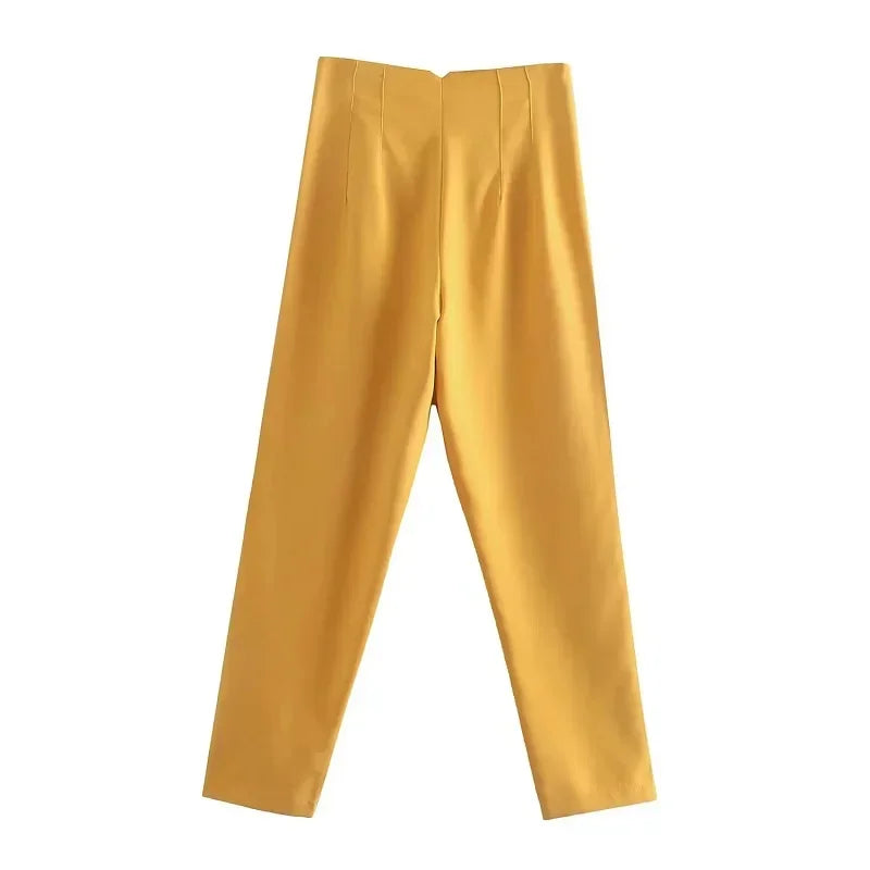 Fashion Office Wear High waist Pants for Women Formal Pants Office outfits Pencil Trousers