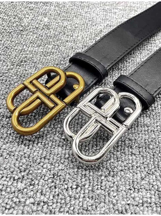 Classic Double B Letter Belt Unisex Trend Versatile Premium American Retro