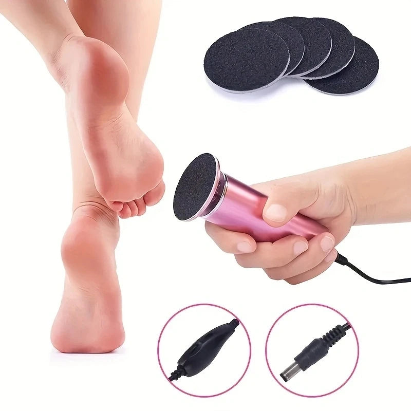 Electronic foot file pedicure sander for removing dead skin, electric callus remover