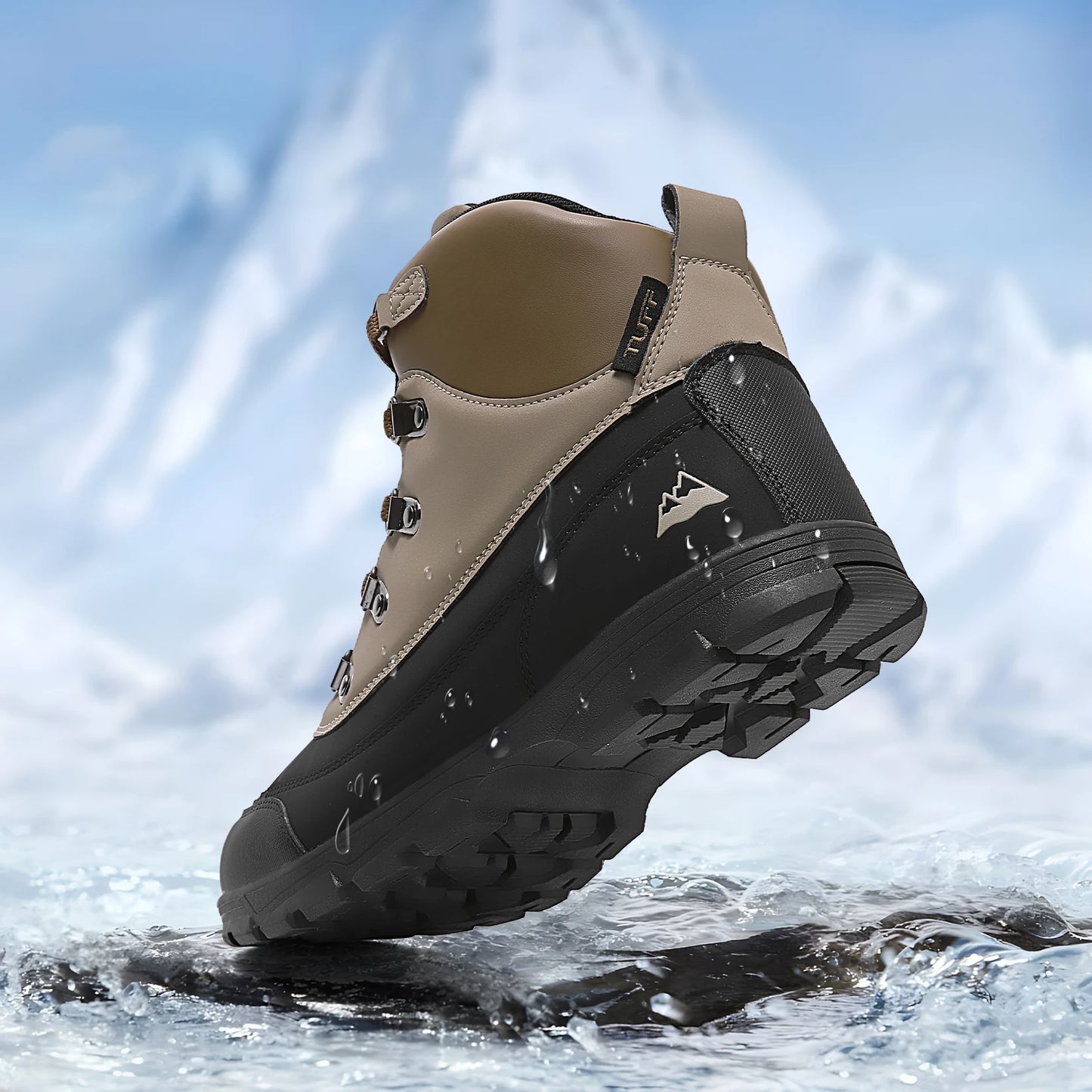 Hiking Boots High Tops Comfortable Lace-up Sports Boots Outdoor Hiking Shoes