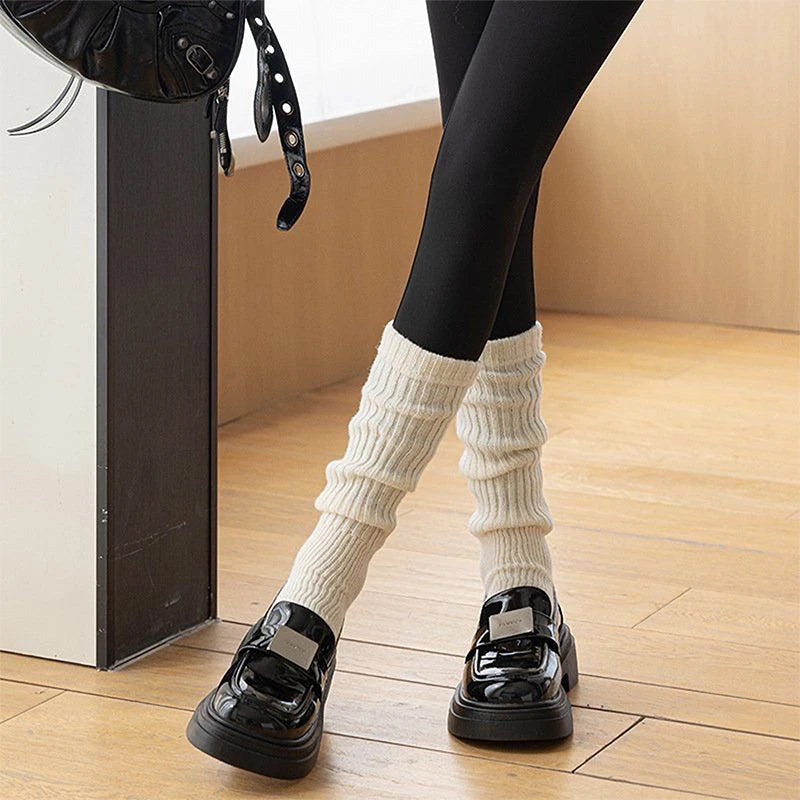 Winter Cable Knit Over the Knee Socks Cozy Thigh High Long Boot Stockings Warm Soft Knitted Leg Warmers