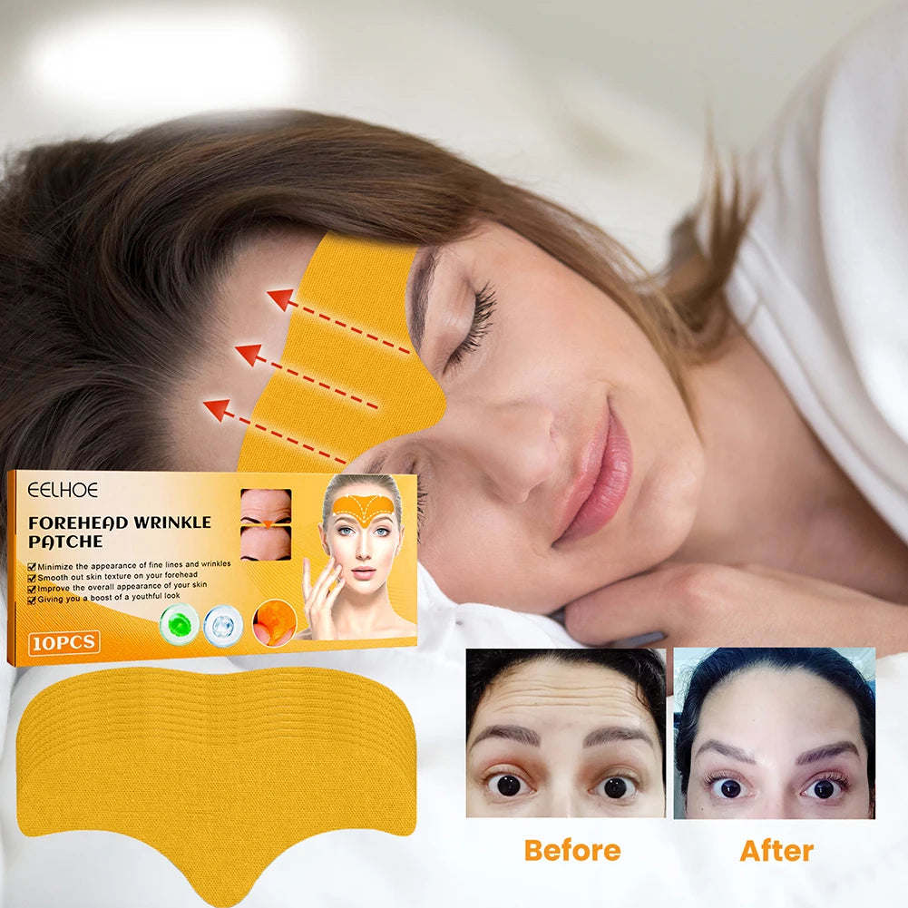 100-10pcs Collagen Forehead Wrinkle Patch