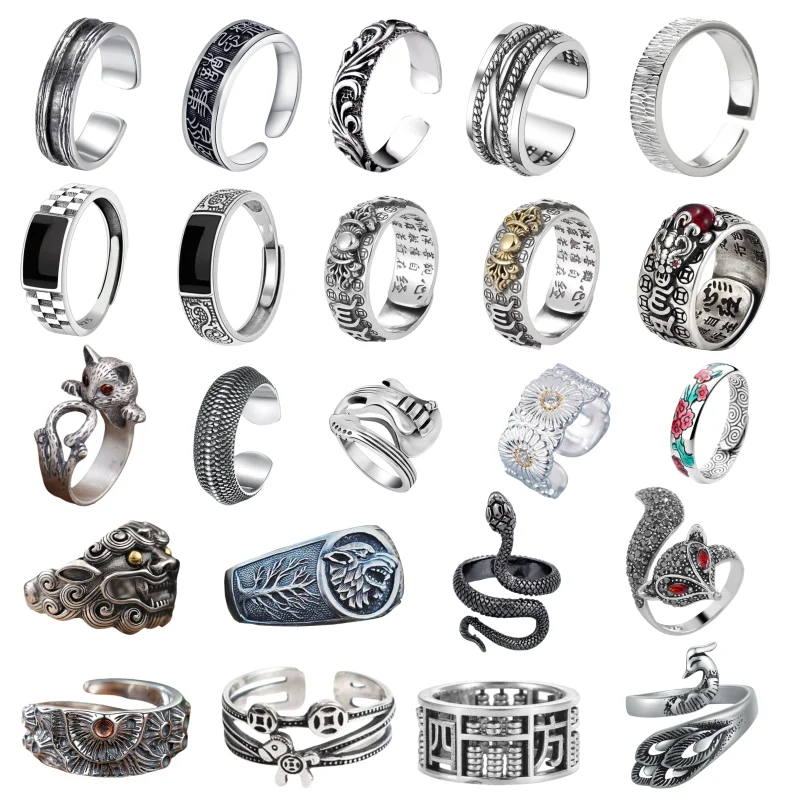 High Quality stainless steel men's and women's ring fashionable style