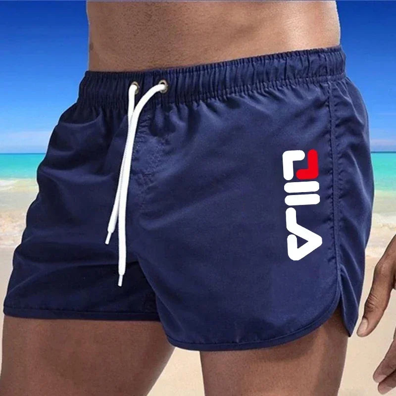 men's summer swimwear, breathing board shorts, men's surfing swimwear, fitness training shorts, casual printed beach shorts