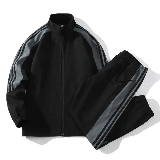 Casual Suit Men Spring Autumn Trendy Loose Fit Sports Suit New Style Fashionable