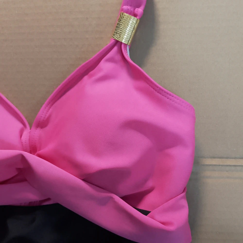 8 Colors Cute Women Swimdress Tummy Control Sexy One Piece Slim & Comfortable Ruched & Cross Swimwear Elastic Beachwear