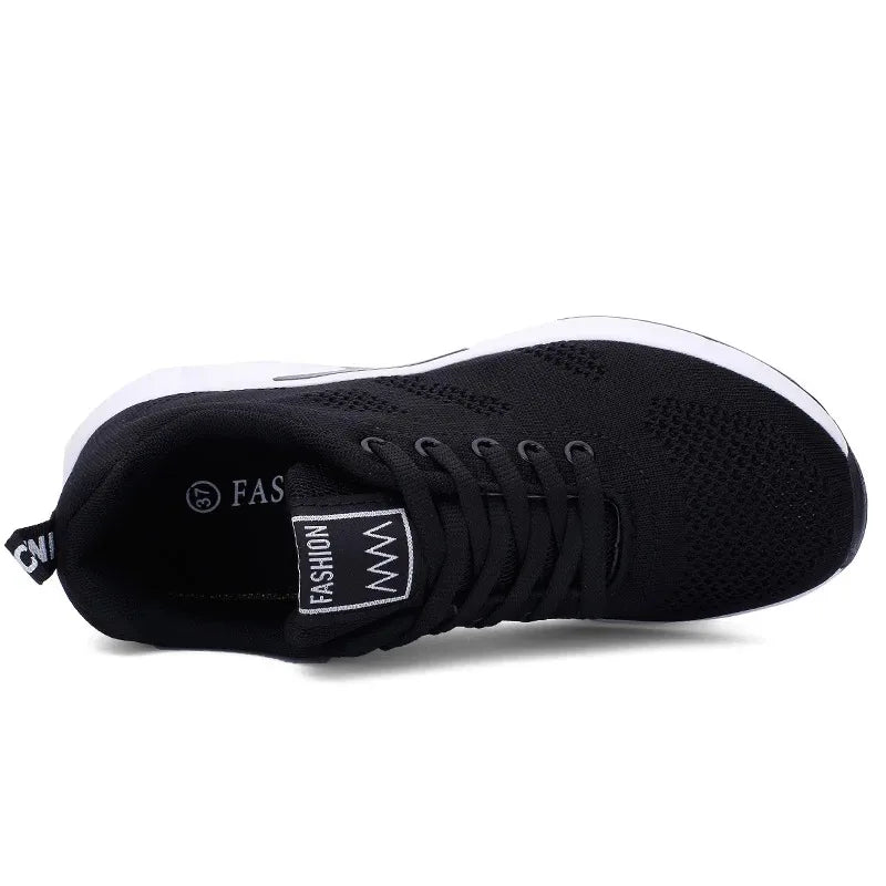 Sneakers Outdoor Running Air Cushion Sport Shoes Increase Height Breathable Walk Shoes