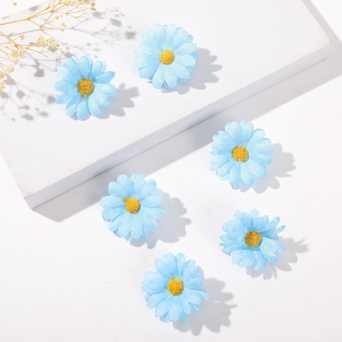 6Pcs Sunflower Hair Clips Side Bangs Clip Cute Daisy Small Flower Hairpins Duckbill Hairpin Women Hair Accessories