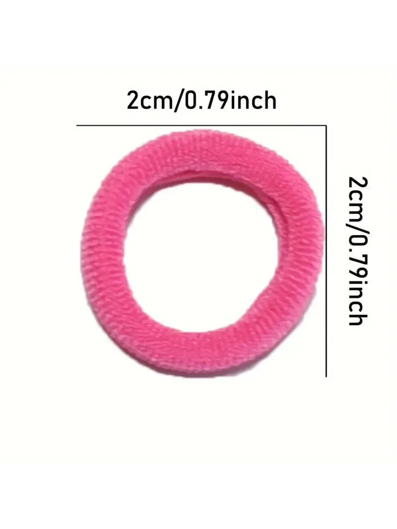 200PCS Women Colorful Nylon Elastic Hair Bands Ponytail Hold Small Hair Tie Rubber Bands Scrunchie Hair Accessories