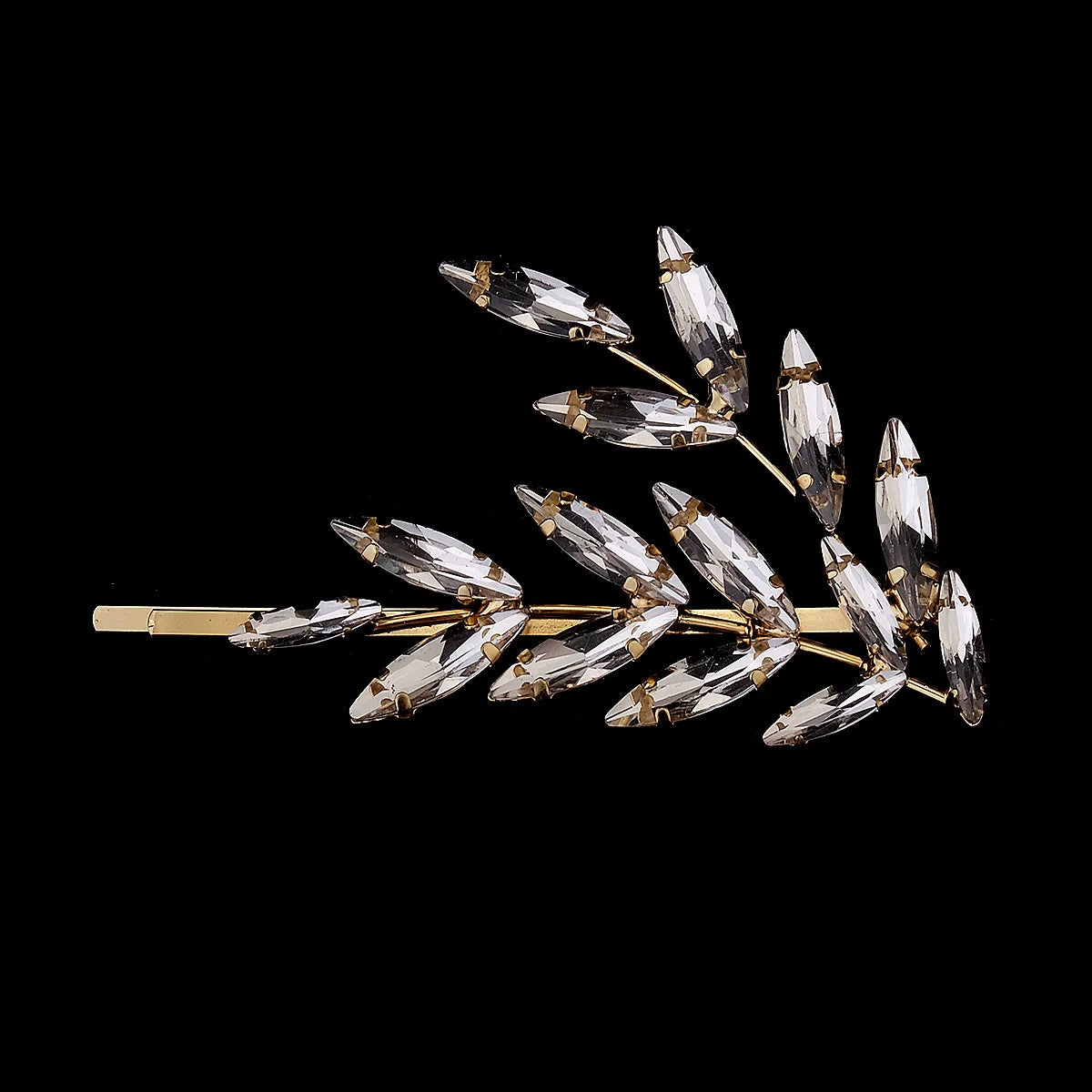 Fashion Barrettes Clear Crystal Women Hair Ornaments Hair Pins Women Hair Clips  Hair Jewelry Accessories