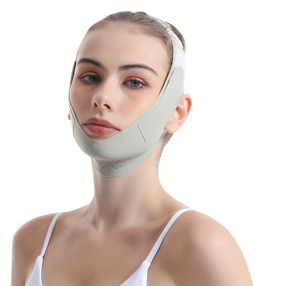 Reusable Face Slimming Bandage V Line Face Shaper Chin Cheek Lift Up Belt Facial Massage Strap