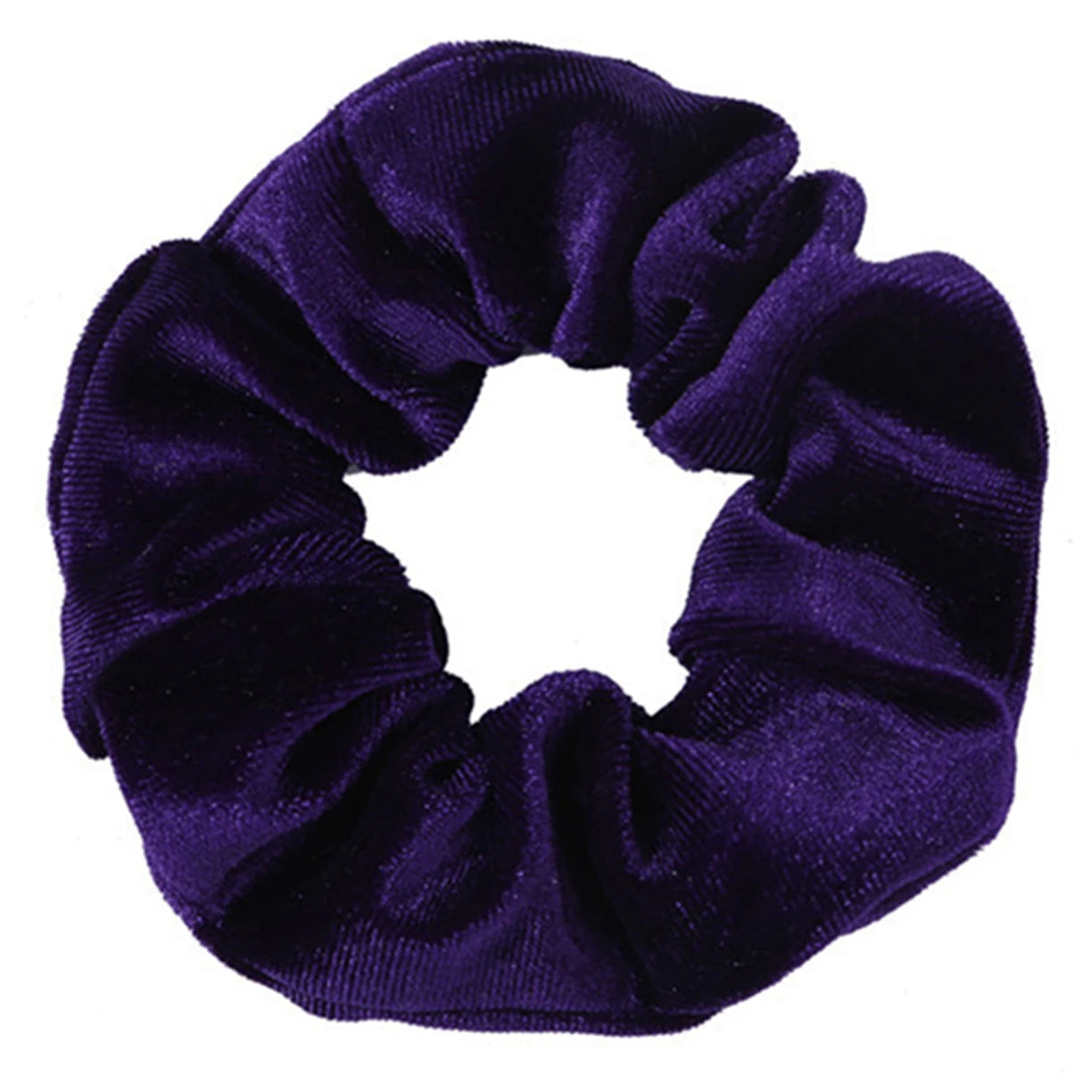 10/6/1pc hair scrunchies headband women ties velvet solid color Black set pack