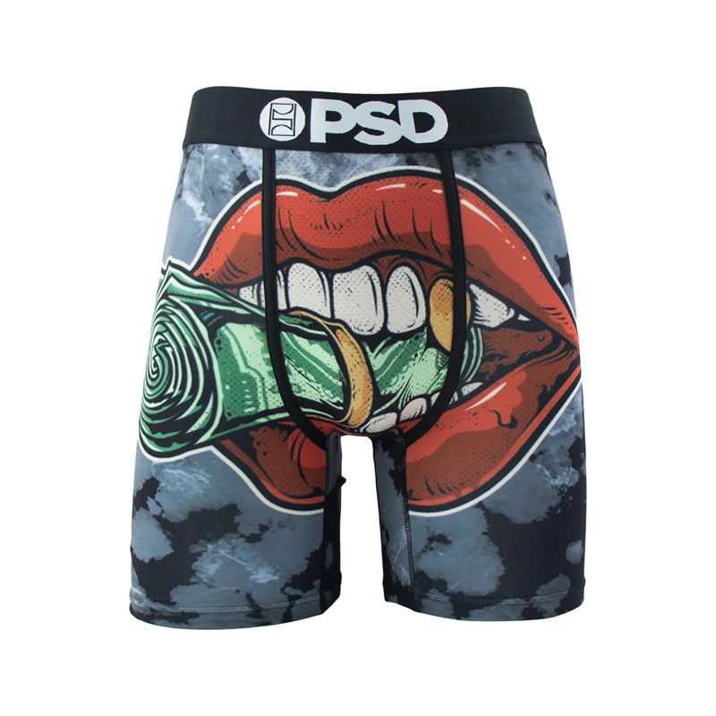 1Pcs Sexy Men Underwear Boxers Fashion Print Underpants Male Boxers Men's Plus Size Breathable Man Boxer Briefs Trunks