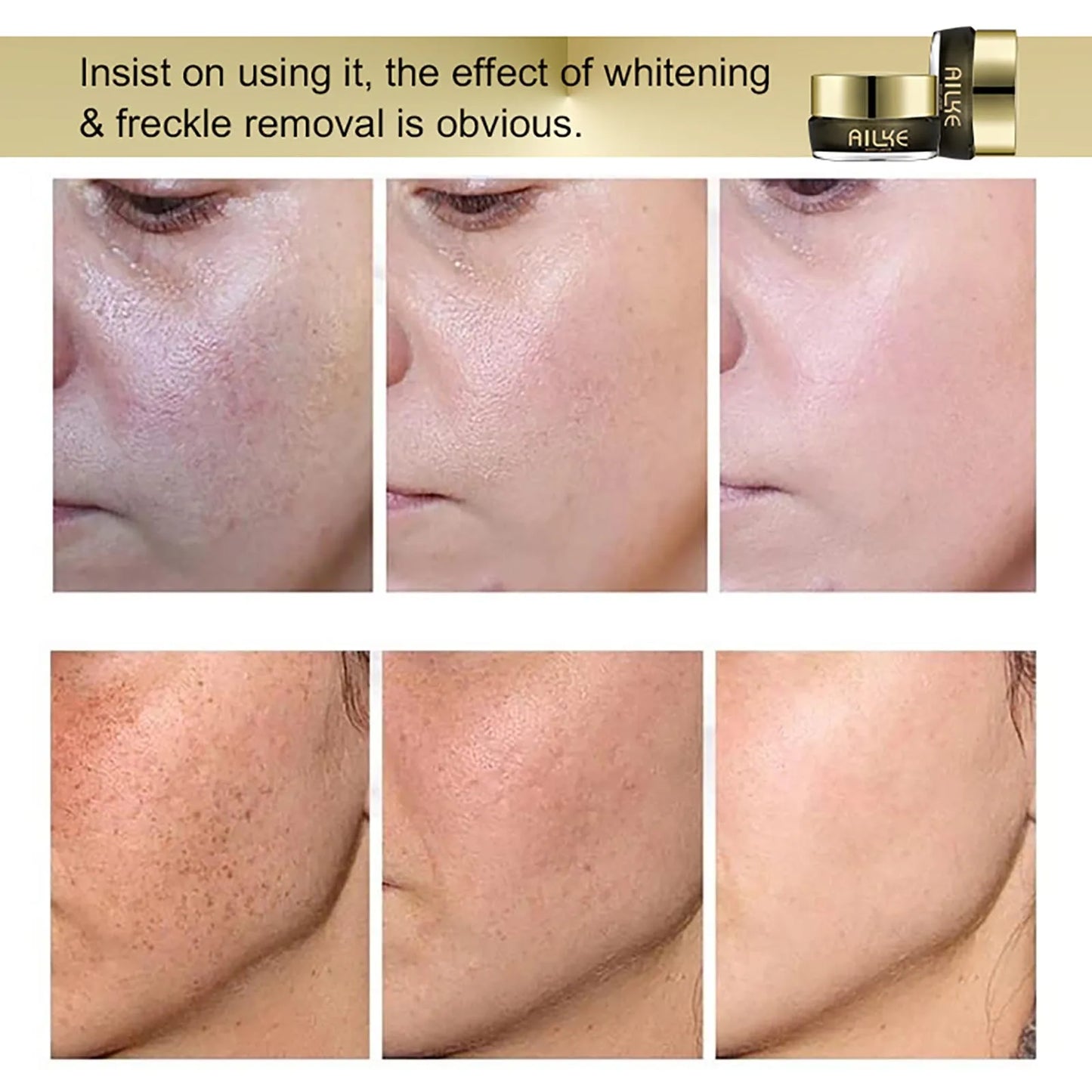 Face Cream, Reduce Dark Spots, Sun Spots, Inhibit Melanin, With Collagen, Glutathione, For All Skin Types