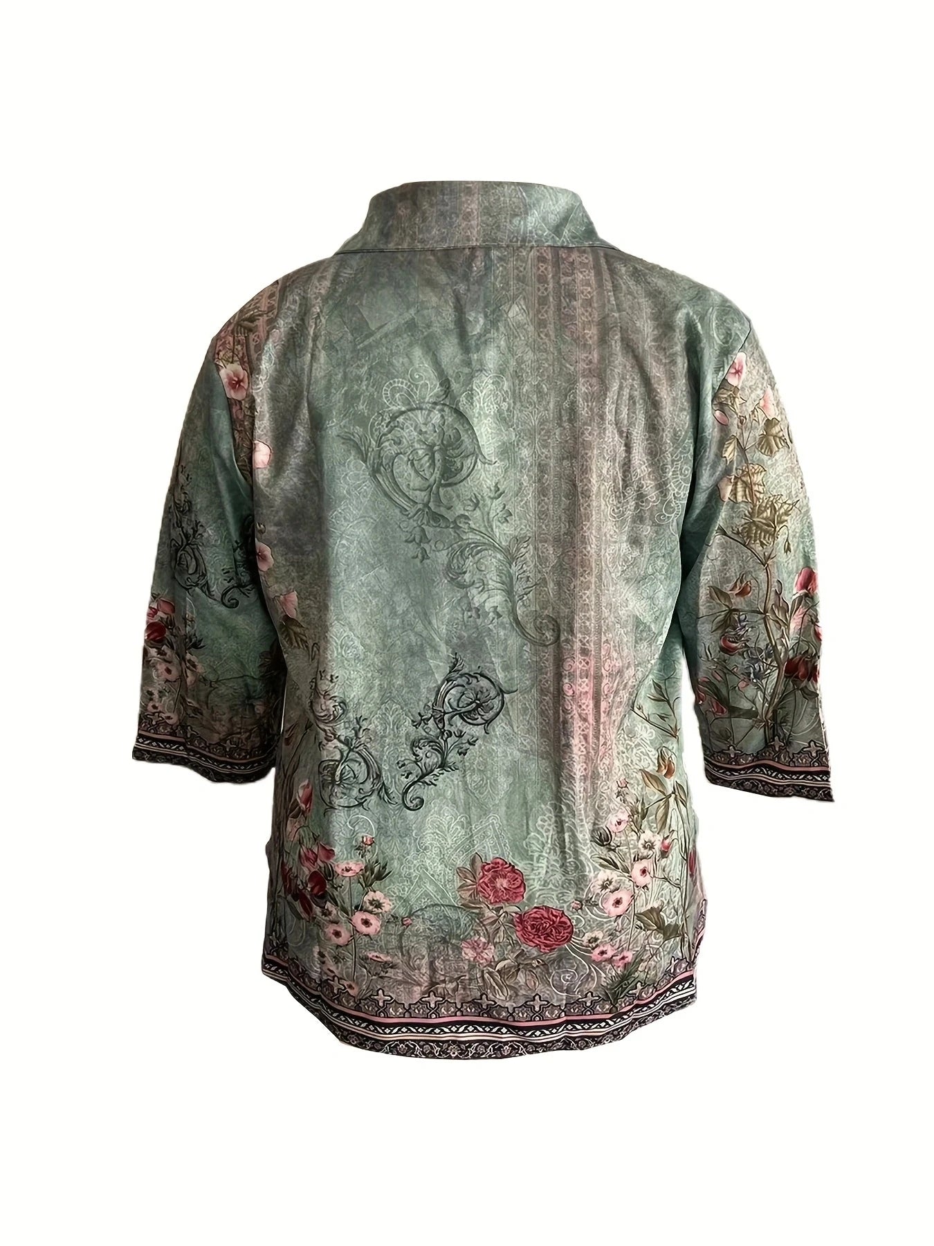 Plus size Elegant Loose Shirt Woman Fashion Casual Woman Shirt Temperament Long Sleeve Blouse Holiday Weekend Top