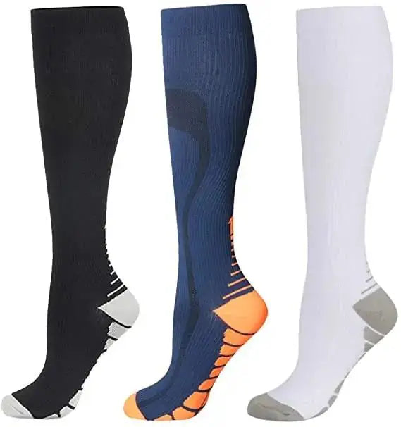 Compression Socks Knee High 20-30 Mmhg Fit Medical Edema Diabetes Varicose Veins Running Marathon Compression Sports Socks