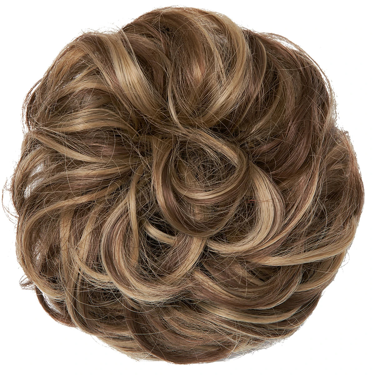 Synthetic Messy hair piece Daily Use Chignon Scrunchies Fake Elastic Hairpiece Blonde Brown Donut Bun For Women