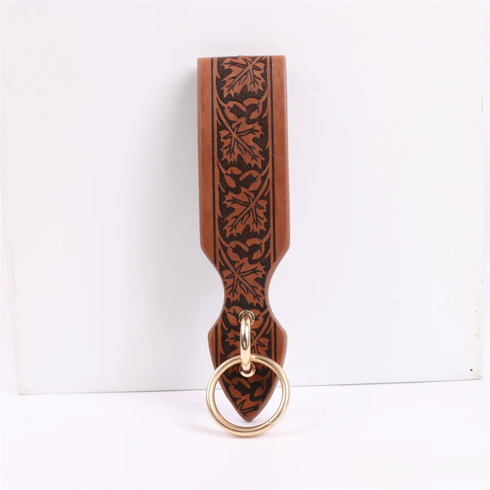 6PCS Medieval belt leaf embossed retro leather belt with potion glass magic bottle Viking knight
