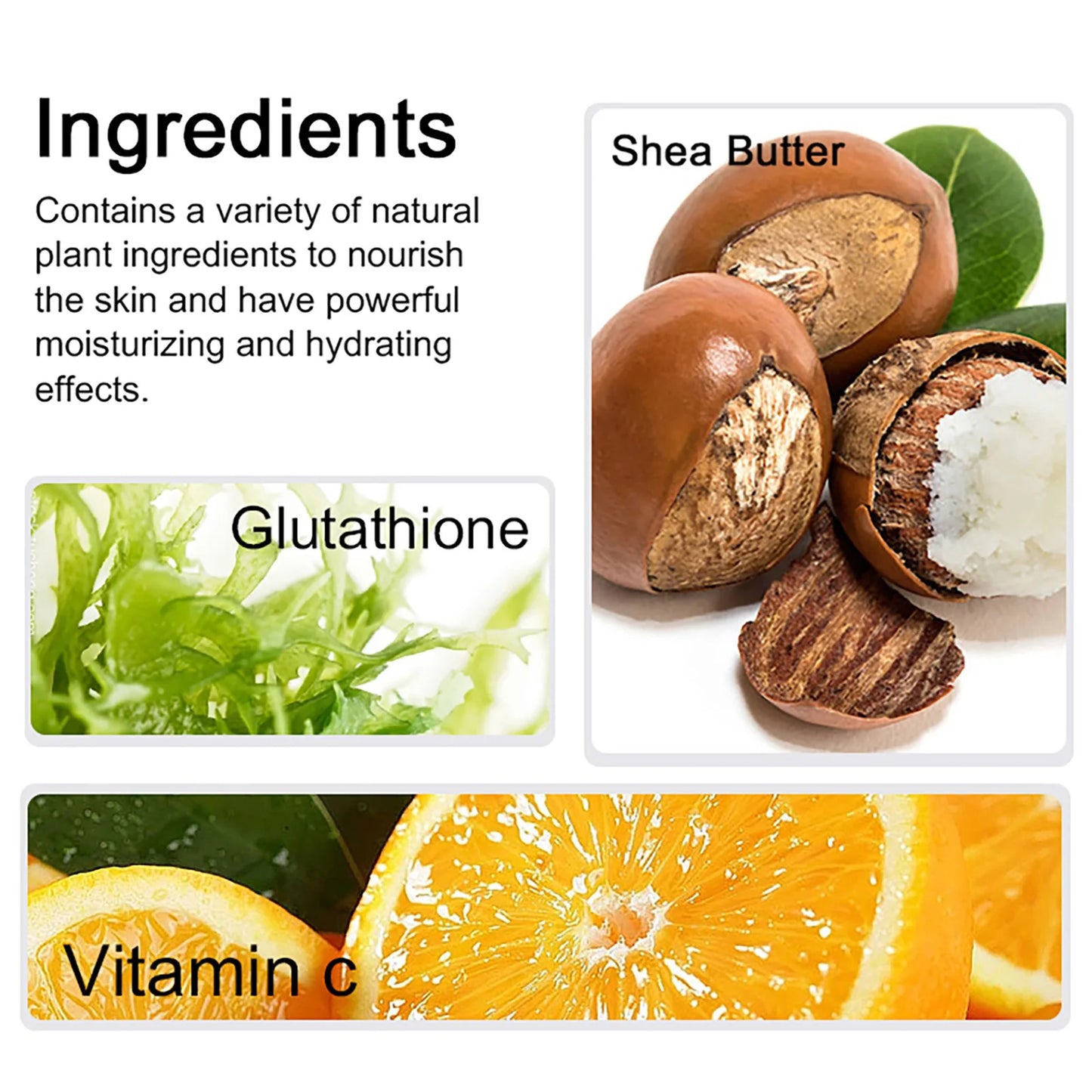 Lightening Cream, Suitable For Face And Body , Shea Butter Oil Natural Intense Hydrating Repair Cracked Skin