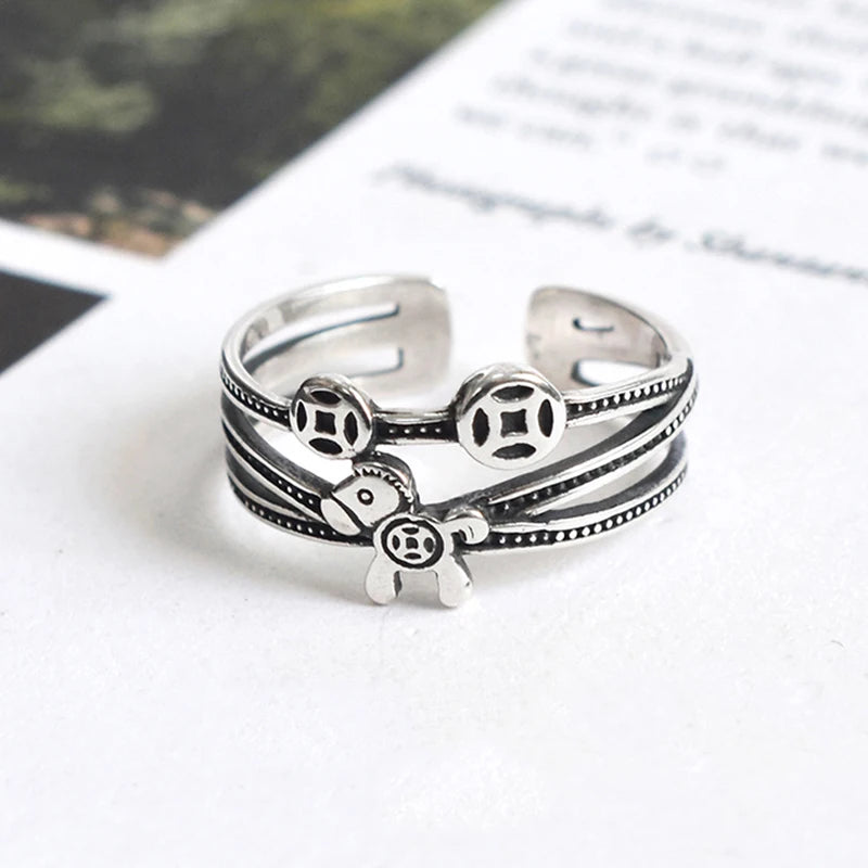 High Quality stainless steel men's and women's ring fashionable style