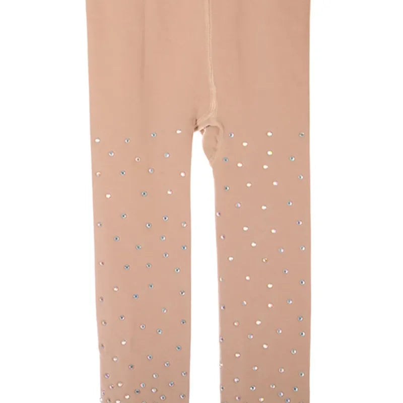 Rhinestone Tights Pantyhose Professional Training Pants Gymnastics